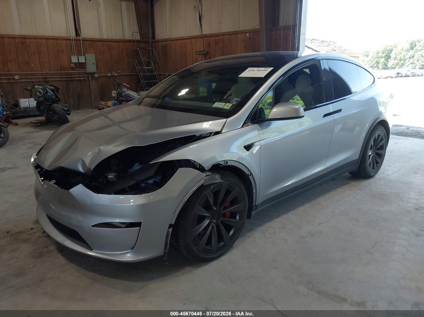 2024 Tesla Model X Plaid Tri Motor All-Wheel Drive VIN: 7SAXCBE63RF460169 Lot: 45670446