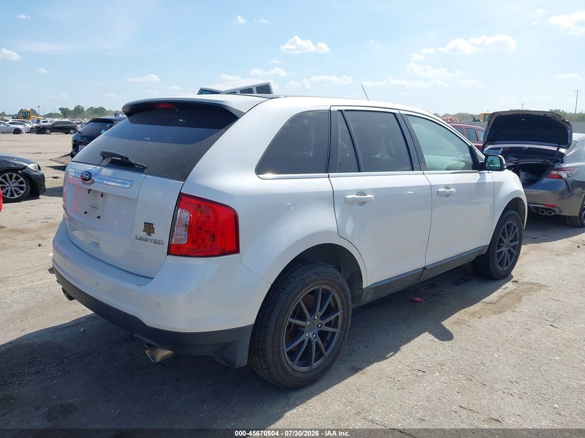 Vin: 2fmdk3kc1ebb31279, lot: 46169104, ford edge limited 20144
