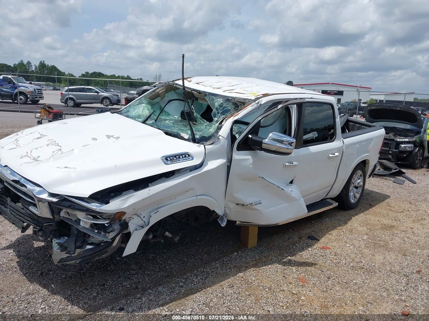 2021 Ram 1500 Laramie 4X4 5'7 Box VIN: 1C6SRFJT5MN751315 Lot: 45670510