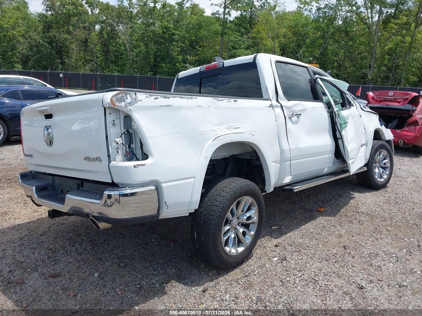 2021 Ram 1500 Laramie 4X4 5'7 Box VIN: 1C6SRFJT5MN751315 Lot: 45670510