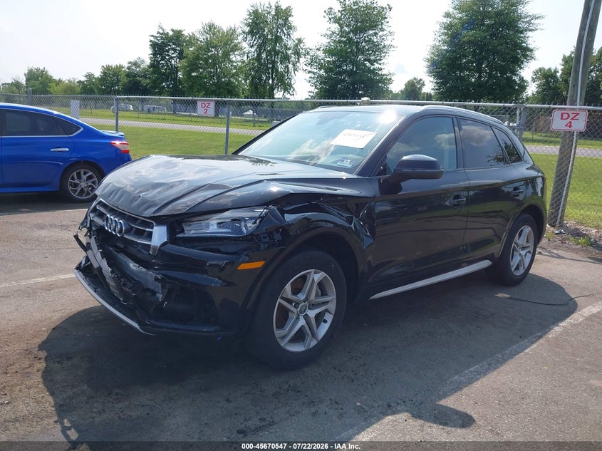 Vin: wa1anafy2j2108967, lot: 46169146, audi q5 2.0t premium/2.0t tech premium 20182