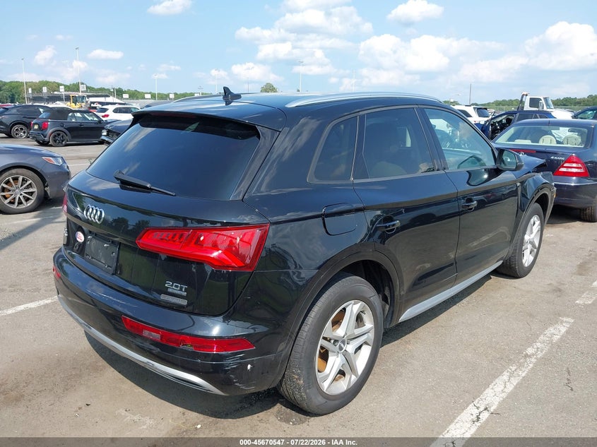 Vin: wa1anafy2j2108967, lot: 46169146, audi q5 2.0t premium/2.0t tech premium 20184