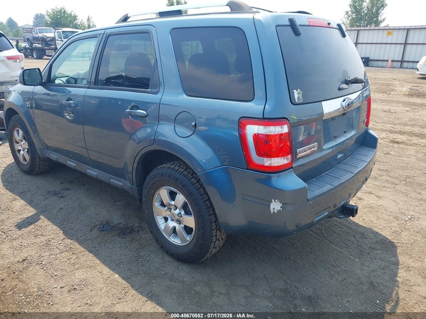 Vin: 1fmcu9eg4bkb14680, lot: 46169152, ford escape limited 20113