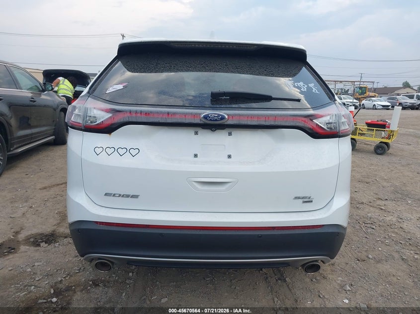 2016 Ford Edge Sel VIN: 2FMPK4J88GBC31608 Lot: 45670564