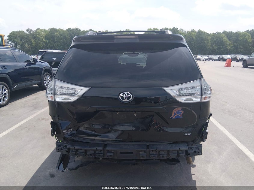 2013 Toyota Sienna Se 8 Passenger VIN: 5TDXK3DC8DS348520 Lot: 45670580