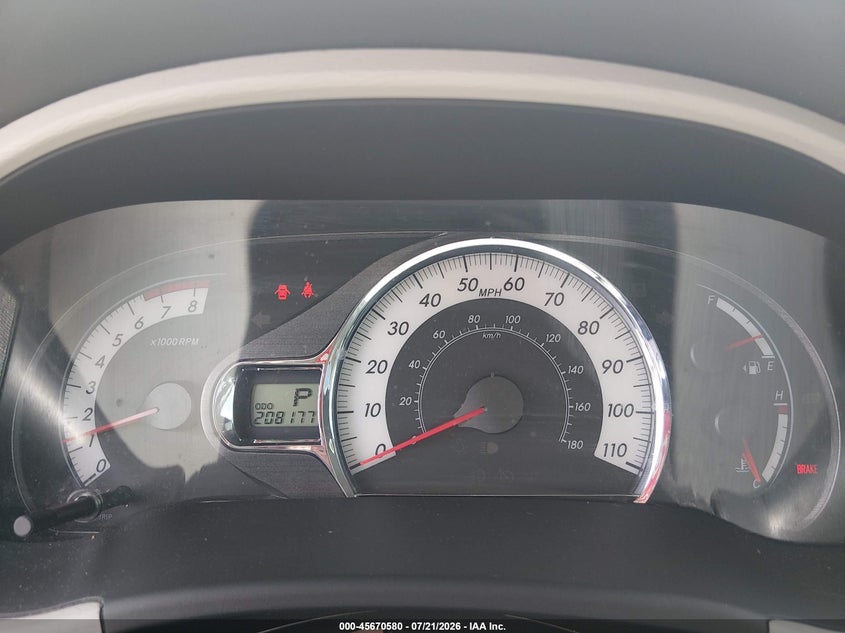 2013 Toyota Sienna Se 8 Passenger VIN: 5TDXK3DC8DS348520 Lot: 45670580