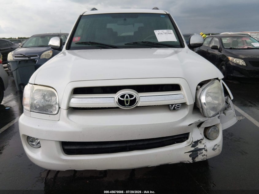 2007 Toyota Sequoia Limited VIN: 5TDBT48A87S277670 Lot: 45670586