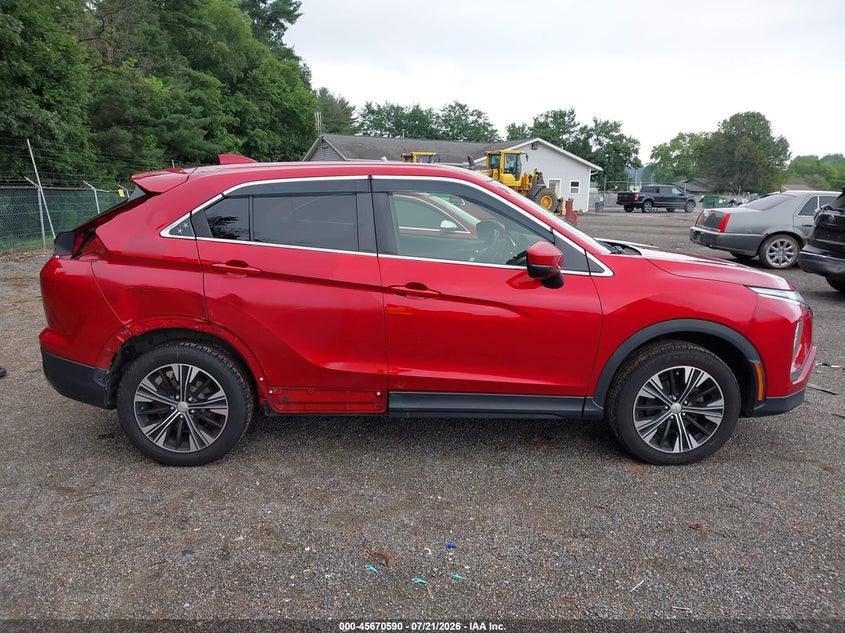 2022 Mitsubishi Eclipse Cross Se S-Awc/Se Special Edition S-Awc/Sel S-Awc/Sel Special Edition S-Awc VIN: JA4ATWAA8NZ002906 Lot: 45670590