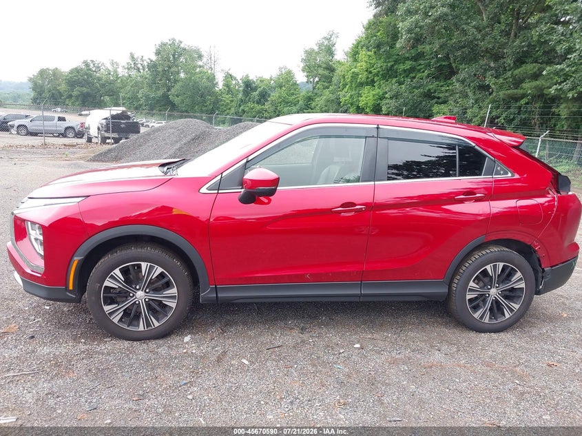 2022 Mitsubishi Eclipse Cross Se S-Awc/Se Special Edition S-Awc/Sel S-Awc/Sel Special Edition S-Awc VIN: JA4ATWAA8NZ002906 Lot: 45670590
