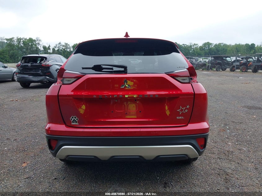 2022 Mitsubishi Eclipse Cross Se S-Awc/Se Special Edition S-Awc/Sel S-Awc/Sel Special Edition S-Awc VIN: JA4ATWAA8NZ002906 Lot: 45670590
