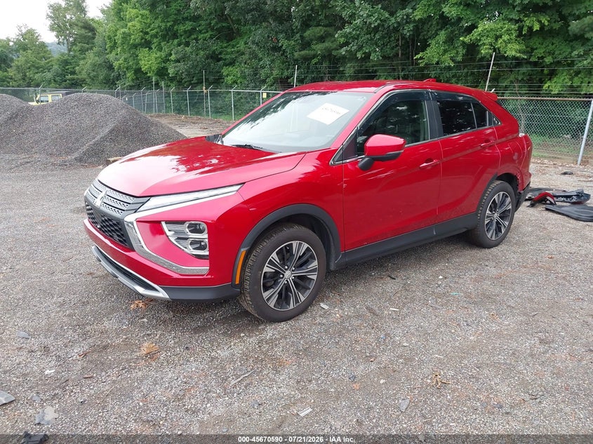 2022 Mitsubishi Eclipse Cross Se S-Awc/Se Special Edition S-Awc/Sel S-Awc/Sel Special Edition S-Awc VIN: JA4ATWAA8NZ002906 Lot: 45670590