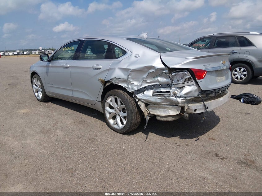 Vin: 2g1115s34g9201981, lot: 46169191, chevrolet impala 2lt 20163