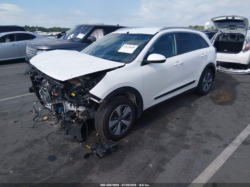 Vin: kndcb3lcxl5362374, lot: 46169207, kia niro lx 20202
