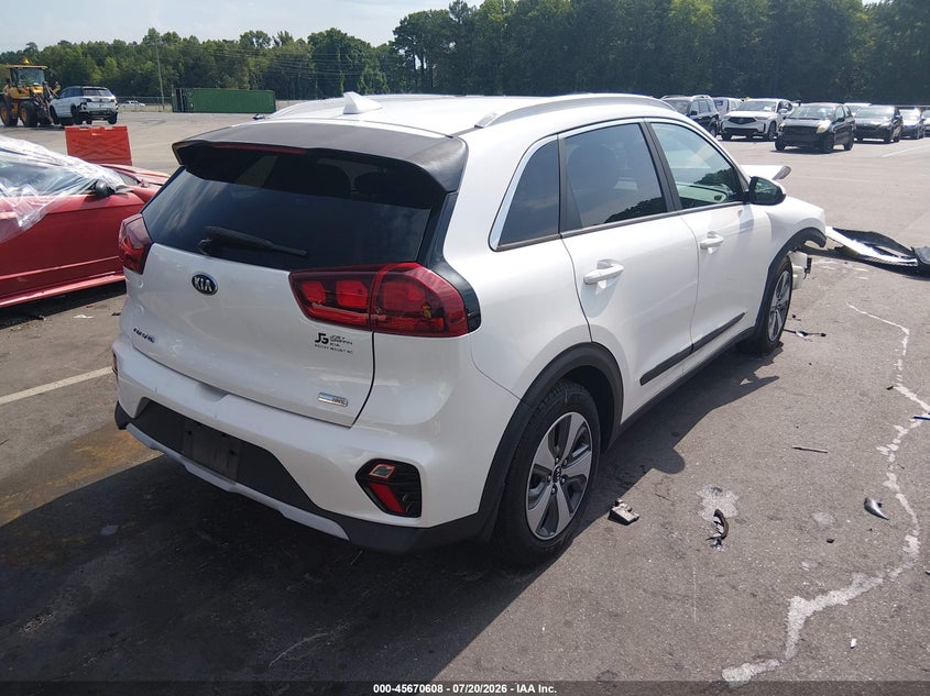 Vin: kndcb3lcxl5362374, lot: 46169207, kia niro lx 20204
