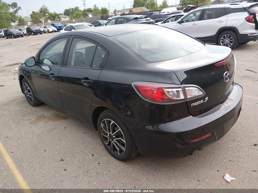 Vin: jm1bl1tf5d1729052, lot: 46169220, mazda mazda3 i sv 20133