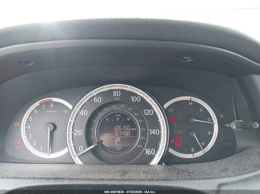 2014 HONDA ACCORD auction photo 7