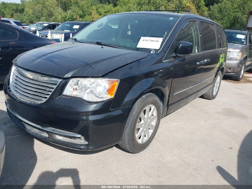 Vin: 2c4rc1bg7fr699477, lot: 46169246, chrysler town & country touring 20152