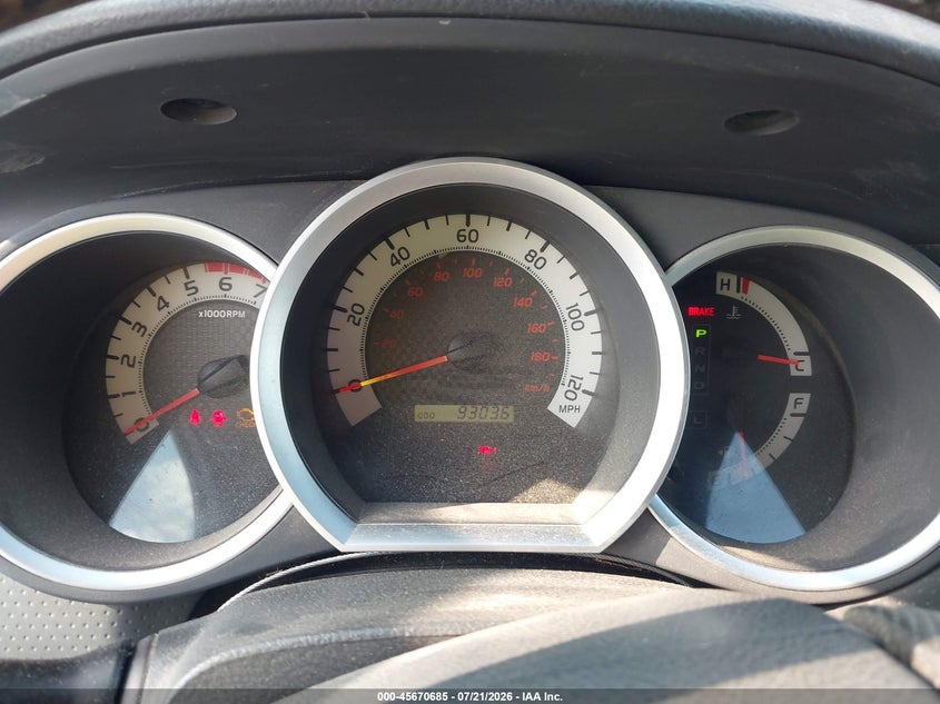 2013 Toyota Tacoma Prerunner V6 VIN: 5TFTU4GN9DX034123 Lot: 45670685