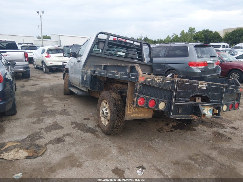 Vin: 1gc0kueg9jz159331, lot: 46169286, chevrolet silverado 2500hd wt 20183
