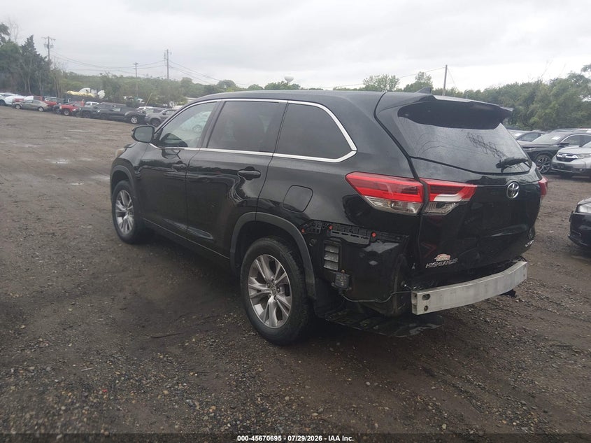 Vin: 5tdjzrfh1js908449, lot: 46169295, toyota highlander xle 20183