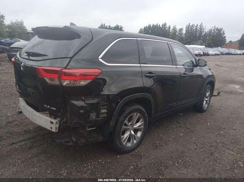 Vin: 5tdjzrfh1js908449, lot: 46169295, toyota highlander xle 20184