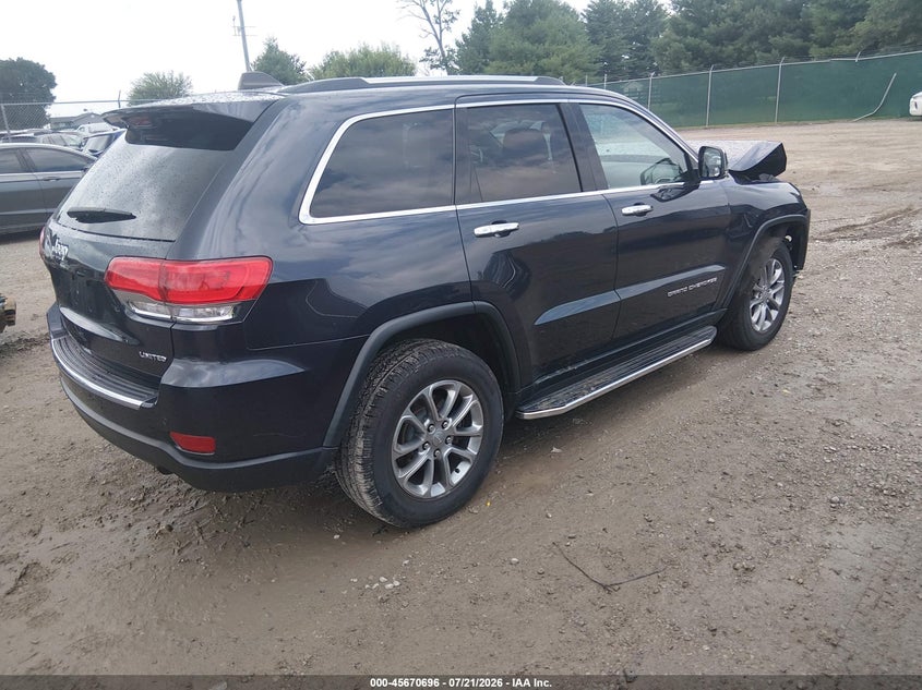 2016 Jeep Grand Cherokee Limited VIN: 1C4RJFBG5GC339251 Lot: 45670696