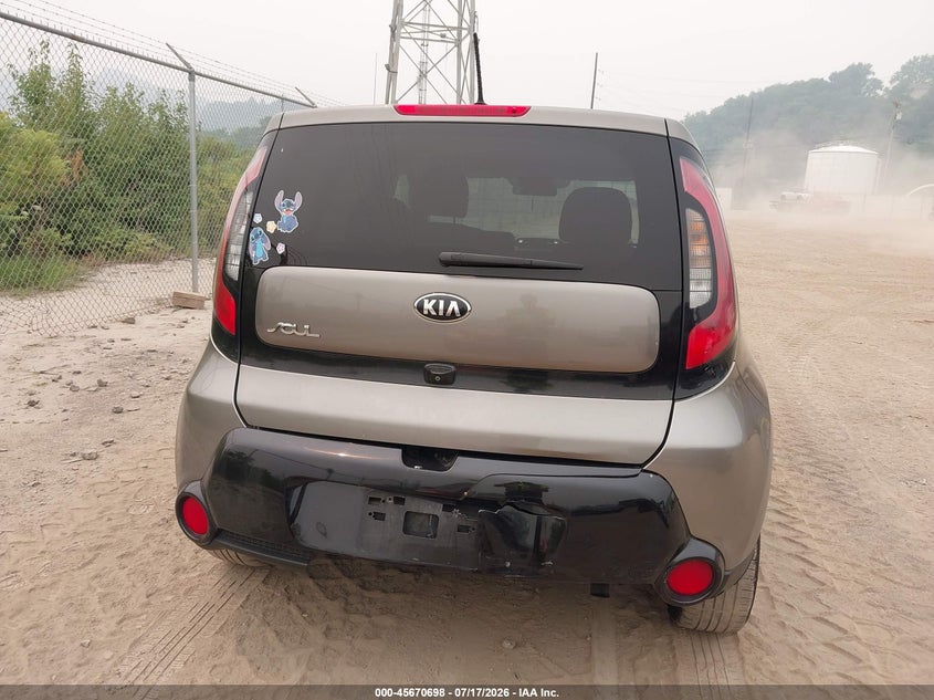 2016 Kia Soul + VIN: KNDJP3A56G7279855 Lot: 45670698