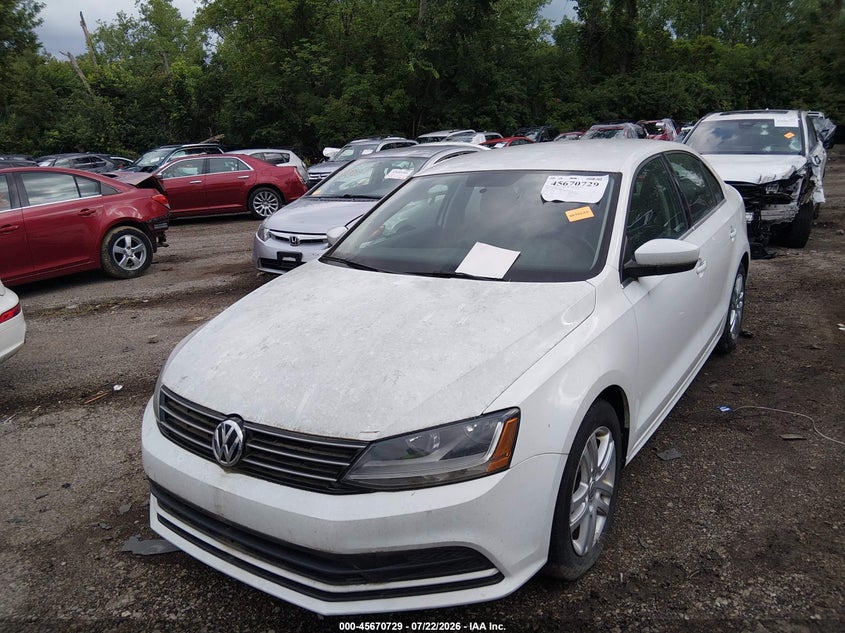 2017 VOLKSWAGEN JETTA SEDAN 1.4L I-4 DI, DOHC, VVT, TURBO, 150HP
