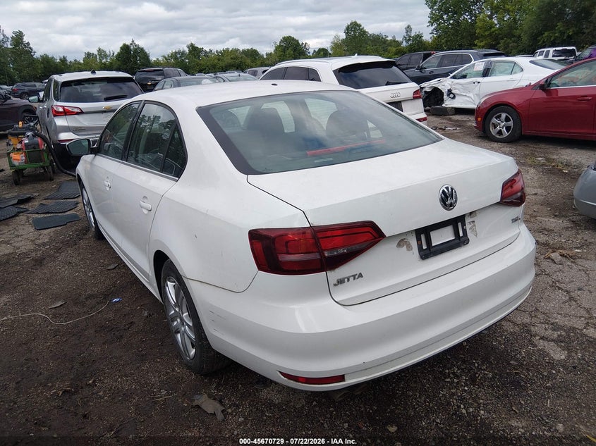 2017 VOLKSWAGEN JETTA SEDAN 1.4L I-4 DI, DOHC, VVT, TURBO, 150HP