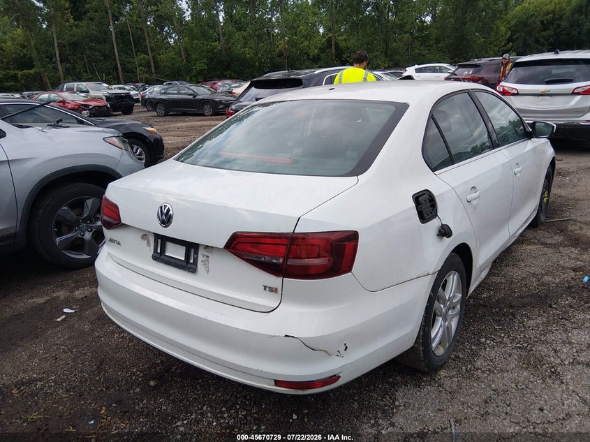 2017 VOLKSWAGEN JETTA SEDAN 1.4L I-4 DI, DOHC, VVT, TURBO, 150HP