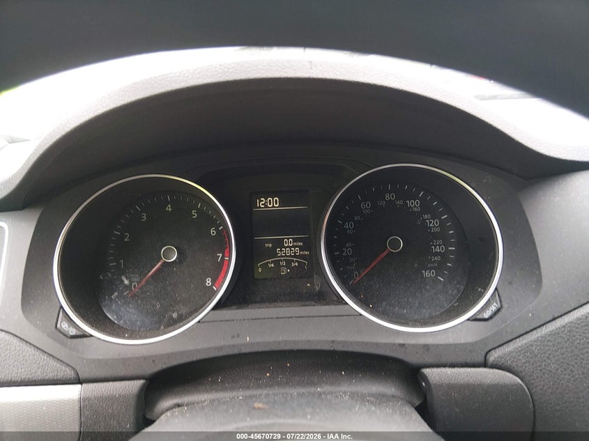 2017 VOLKSWAGEN JETTA SEDAN 1.4L I-4 DI, DOHC, VVT, TURBO, 150HP
