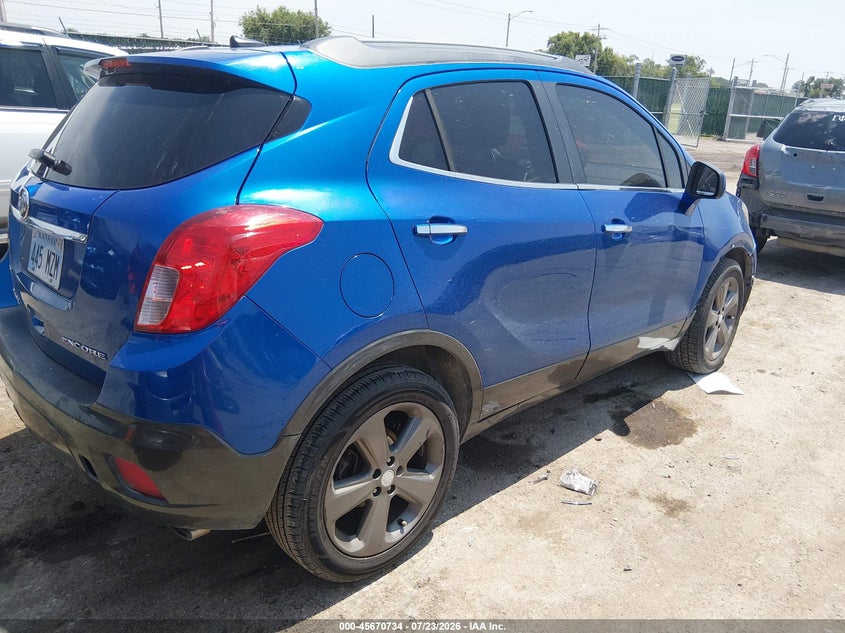 Vin: kl4cjbsb0db126318, lot: 46169334, buick encore convenience 20134
