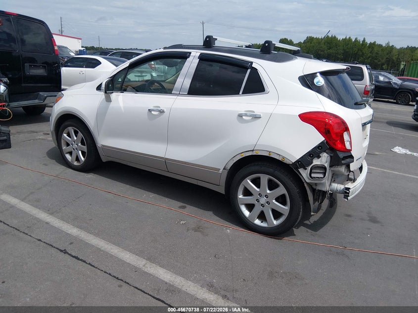 Vin: kl4cjcsb1fb239428, lot: 46169338, buick encore leather 20153