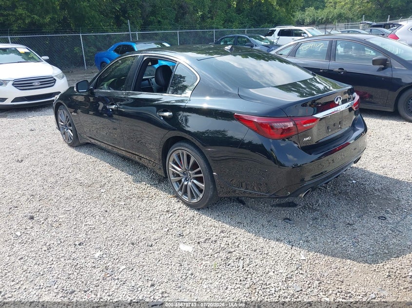 Vin: jn1fv7ar6jm480060, lot: 46169343, infiniti q50 3.0t red sport 400 20183