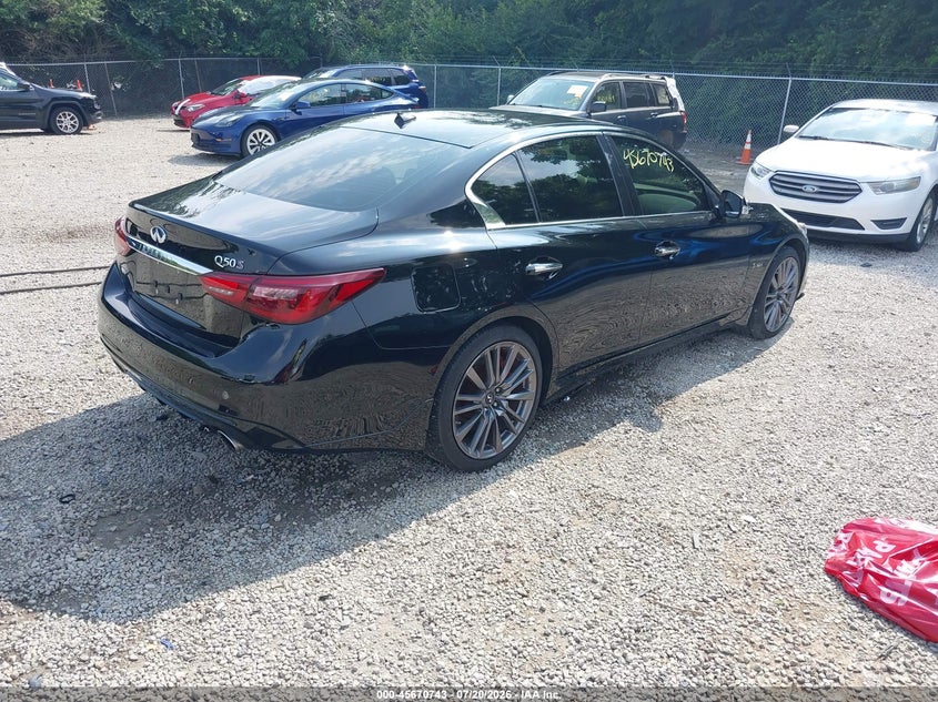 Vin: jn1fv7ar6jm480060, lot: 46169343, infiniti q50 3.0t red sport 400 20184