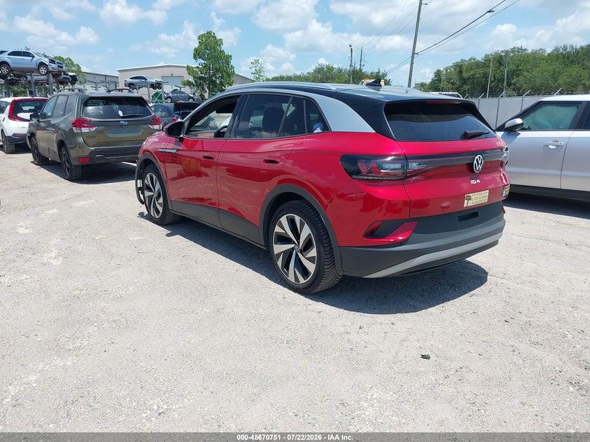 Vin: wvgkmpe28mp041372, lot: 46169351, volkswagen id.4 pro s 20213