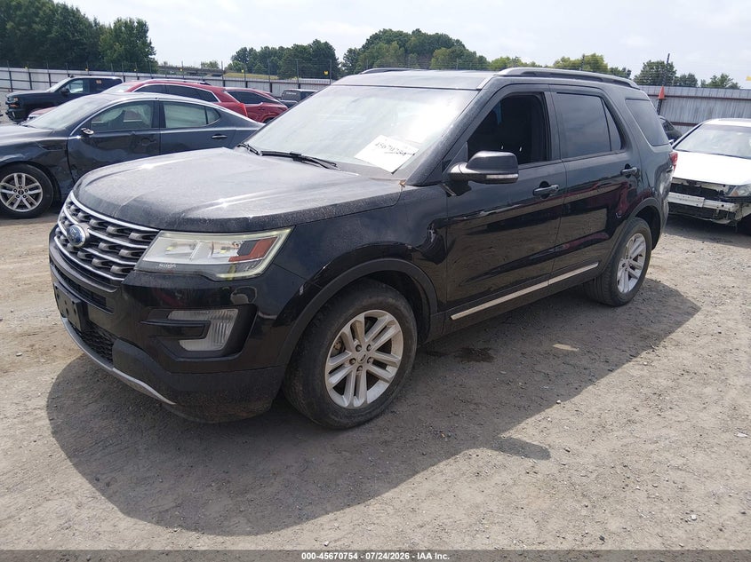 Vin: 1fm5k7d86hgb59578, lot: 46169354, ford explorer xlt 20172