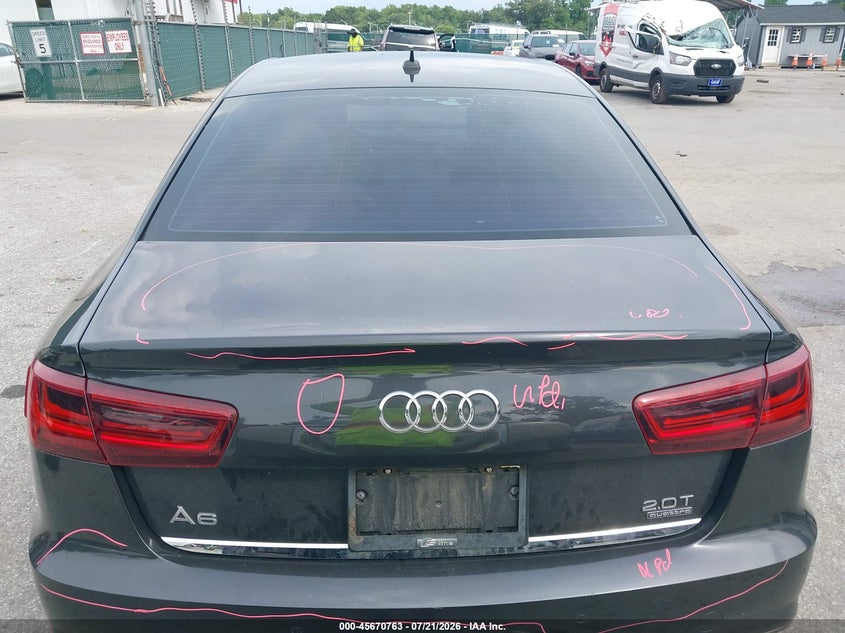 2016 Audi A6 2.0T Premium Plus VIN: WAUGFAFC8GN132051 Lot: 45670763
