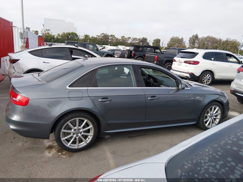 2015 Audi A4 2.0T Premium VIN: WAUAFAFL0FN010997 Lot: 45670764