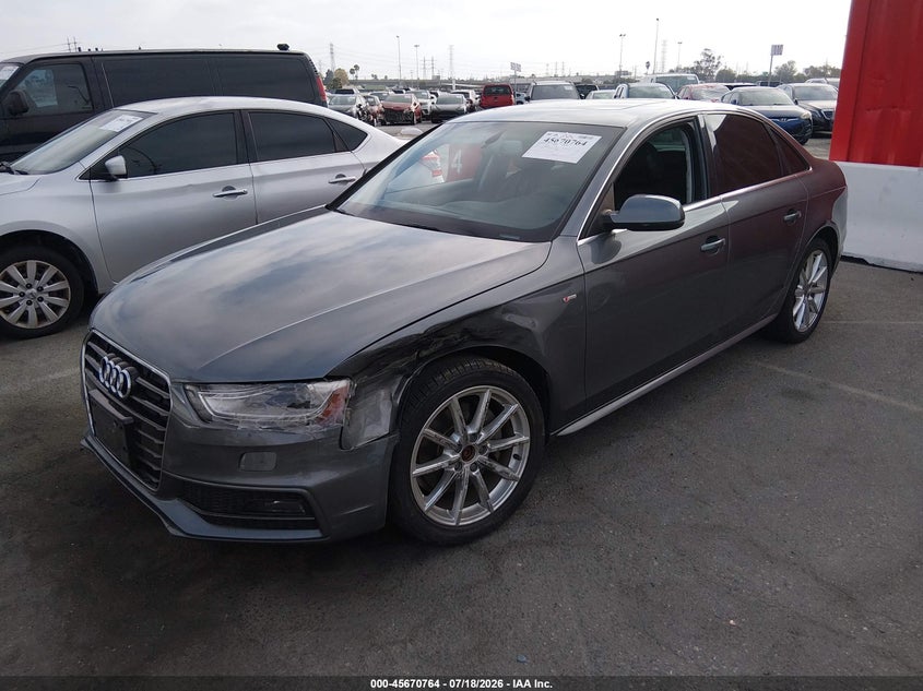 Vin: wauafafl0fn010997, lot: 46169364, audi a4 2.0t premium 20152