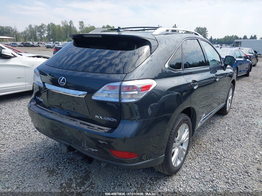 2010 Lexus Rx 450H VIN: JTJBC1BA4A2011632 Lot: 45670836