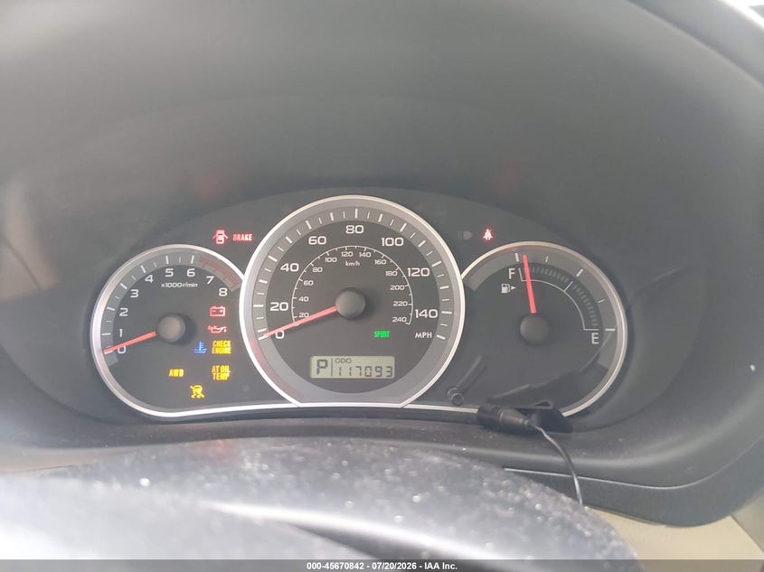 2009 SUBARU IMPREZA OUTBACK SPORT auction photo 7