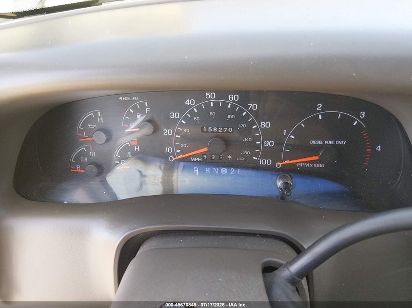 2001 Ford F-350 Lariat/Xl/Xlt VIN: 3FTSW31F01MA53243 Lot: 45670845