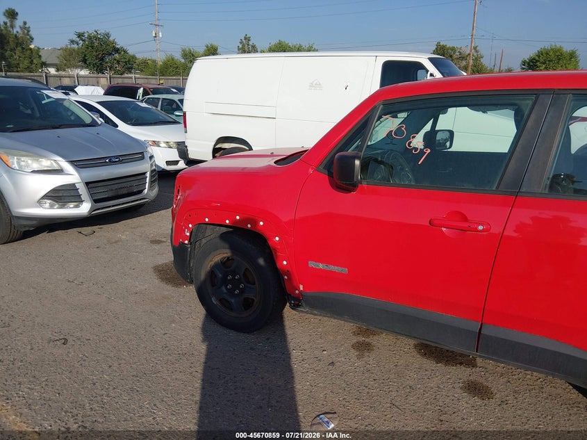 2017 Jeep Renegade Sport VIN: ZACCJAAB1HPF04949 Lot: 45670859