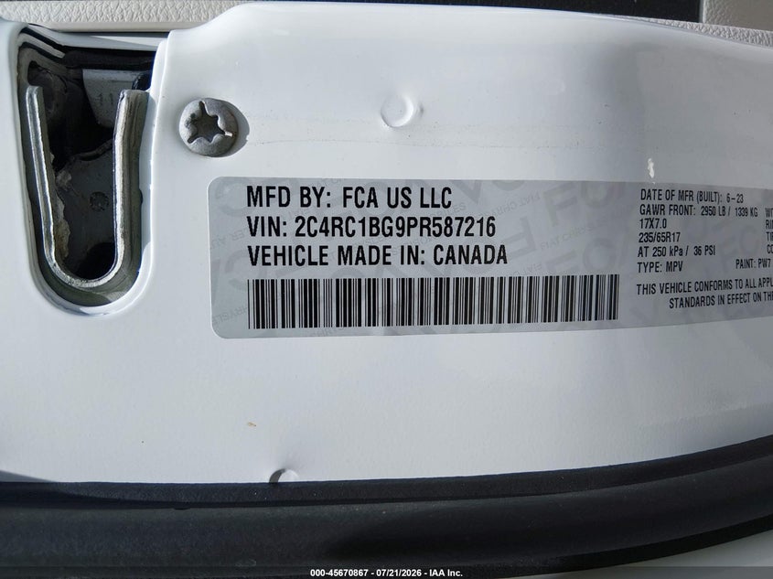 CHRYSLER PACIFICA - zdjęcie 9