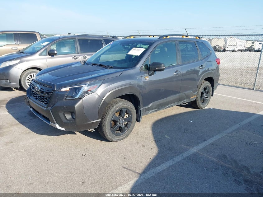 Vin: jf2skamc9ph494885, lot: 46169472, subaru forester wilderness 20232