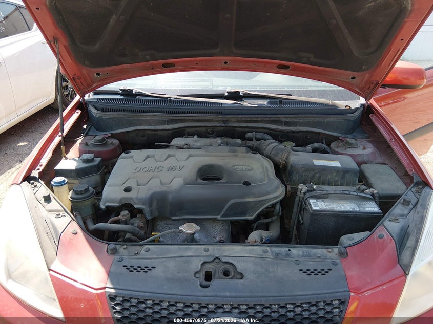 2007 Kia Rio Lx VIN: KNADE123976208205 Lot: 45670875