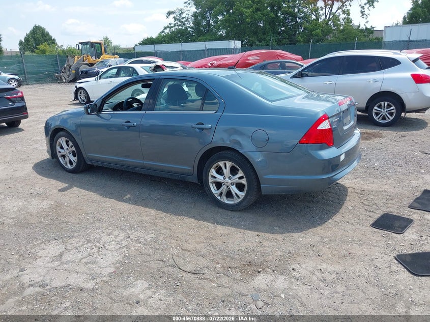 Vin: 3fahp0haxcr117624, lot: 46169488, ford fusion se 20123