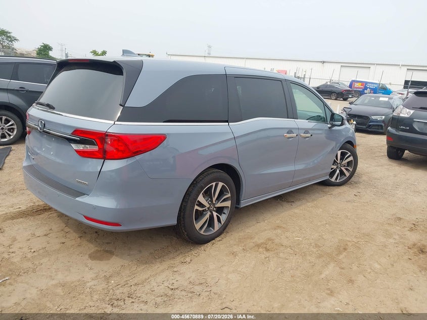 Vin: 5fnrl6h80rb027564, lot: 46169489, honda odyssey touring 20244