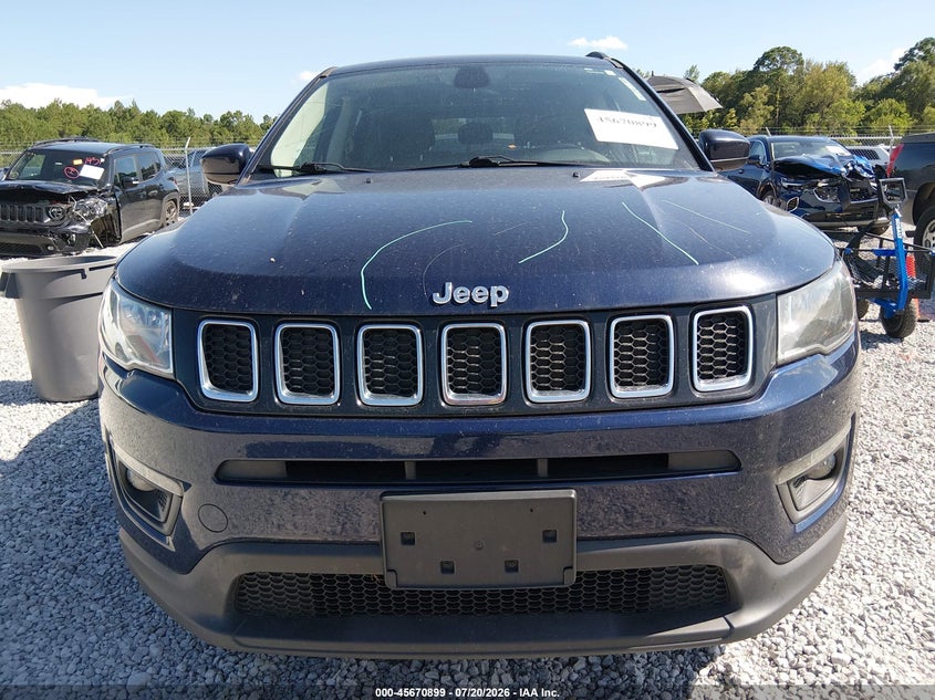 2017 Jeep Compass Latitude VIN: 3C4NJDBB8HT692452 Lot: 45670899